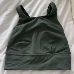 lululemon athletica Army Green Sports Bra
